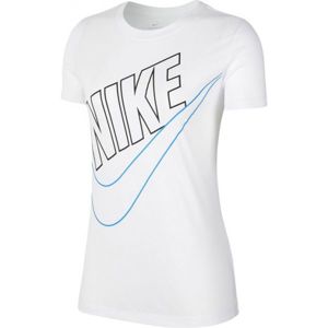 Nike NSW TEE PREP FUTURA W bílá XS - Dámské tričko
