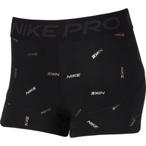 Nike NP 3IN SHORT NIKE TOSS PRINT W černá S - Dámské tréninkové šortky
