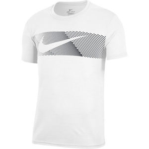 Nike DRY SUPERSET SS LV 2.0 M bílá S - Pánské tričko