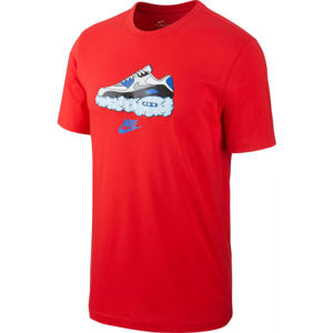 Nike NSW AIR AM90 TEE M červená XL - Pánské tričko
