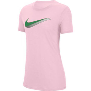 Nike NSW TEE ICON W Růžová L - Dámské tričko