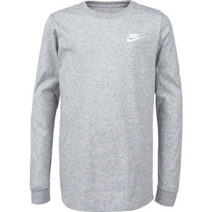 Nike NSW TEE LS EMB FUTURA B  S - Chlapecké triko s dlouhým rukávem