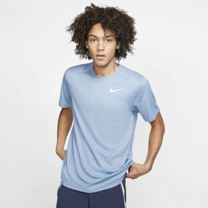 Nike DF BRTHE RUN TOP SS M šedá M - Pánské běžecké tričko