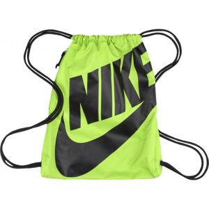 Nike HERITAGE GYMSACK Gymsack, Reflexní neon,Černá, velikost os