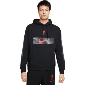 Nike LIVERPOOL FC SPORTSWEAR CLUB Pánská mikina, černá, velikost 2XL