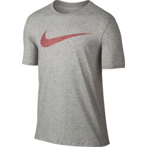 Nike NK DRY TEE DF SWOOSH HTR M - Pánské tričko