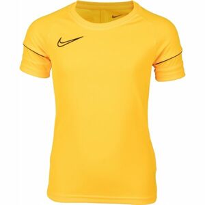 Nike DRI-FIT ACADEMY Dětské fotbalové tričko, žlutá, veľkosť XS