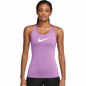 Nike DRY TEE DFC CREW Dámské tréninkové tričko, Fialová,Černá, velikost