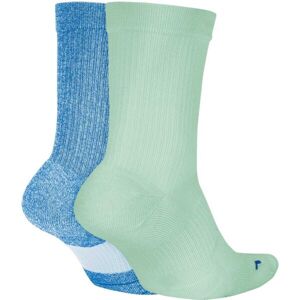 Nike MULTIPLIER Unisexové ponožky, světle modrá, veľkosť S