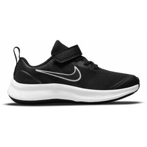 Nike STAR RUNNER 3 Dětská volnočasová obuv, černá, veľkosť 33.5