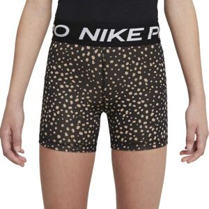 Nike PRO DRI-FIT Dívčí sportovní šortky, černá, velikost