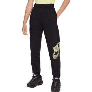 Nike NSW FLC OS PANT DNC Dívčí tepláky, černá, velikost S