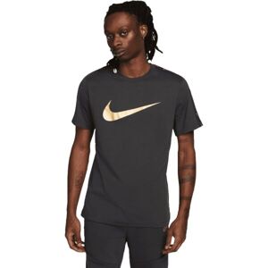 Nike NSW REPEAT SW SS TEE Pánské tričko, tmavě šedá, velikost M