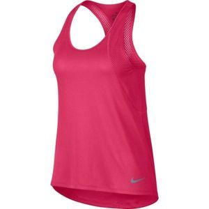 Nike RUN TANK světle růžová L - Dámské sportovní tílko