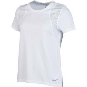 Nike RUN TOP SS bílá XS - Dámské běžecké triko