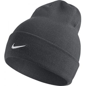 Nike SWOOSH BEANIE tmavě šedá  - Čepice