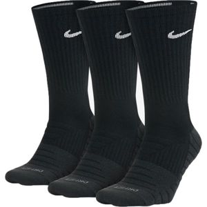 Nike UNISEX NIKE EVERYDAY MAX CUSHION CREW TRAINING SOCK (3 PAIR) černá XL - Unisex ponožky