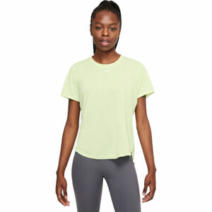 Nike ONE DF SS STD TOP PLUS W Dámské sportovní tričko plus size, světle zelená, velikost 2x