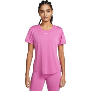 Nike NK ONE DF SS STD TOP Dámské funkční tričko, růžová, velikost M