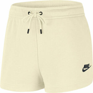 Nike NSW ESSNTL SHORT FT W Dámské sportovní šortky, žlutá, velikost L