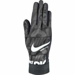 Nike ACDMY HPRWRM Y Dětské fotbalové rukavice, tmavě šedá, velikost M