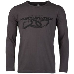 Northfinder CLIMB hnědá XXL - Pánské triko