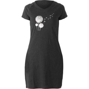 Northfinder RHONDAE Dámské tričkové šaty, černá, veľkosť L