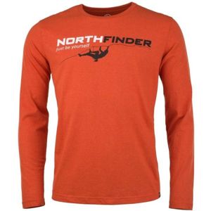 Northfinder RONTY oranžová S - Pánské triko