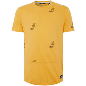 O'Neill LM PALM AOP T-SHIRT žlutá XS - Pánské tričko