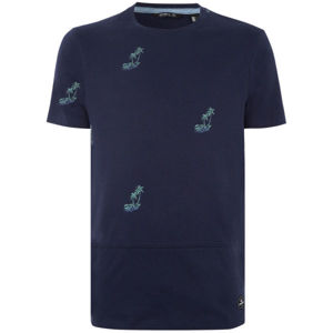 O'Neill LM PALM AOP T-SHIRT tmavě modrá XL - ;Pánské tričko