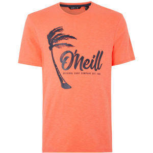 O'Neill LM PALM GRAPHIC T-SHIRT oranžová XL - Pánské tričko