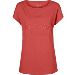 O'Neill LW ESSENTIALS BRAND T-SHIRT červená S - Dámské tričko