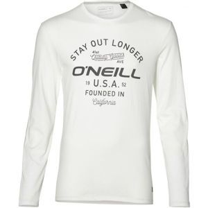 O'Neill LM STAY OUT L/SLV T-SHIRT bílá L - Pánské triko s dlouhým rukávem