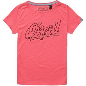 O'Neill LG IN THE MOMENT S/SLV T-SHIRT růžová 140 - Dívčí triko