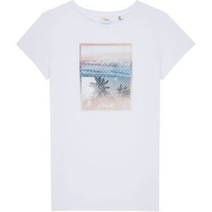 O'Neill LW PALM PHOTO PRINT T-SHIRT bílá XS - Dámské tričko