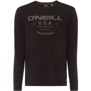 O'Neill LM OLSEN L/SLV T-SHIRT černá S - Pánské tričko s dlouhým rukávem
