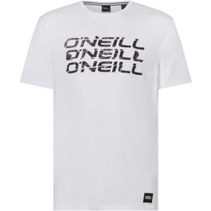 O'Neill LM TRIPLE ONEILL T-SHIRT bílá L - Pánské tričko