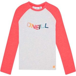 O'Neill LG NEVA L/SLV T-SHIRT bílá 176 - Dívčí tričko s dlouhým rukávem