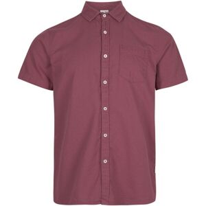O'Neill CHAMBRAY Pánská košile s krátkým rukávem, vínová, velikost