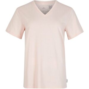O'Neill ESSENTIALS V-NECK T-SHIRT Dámské tričko, béžová, velikost XL