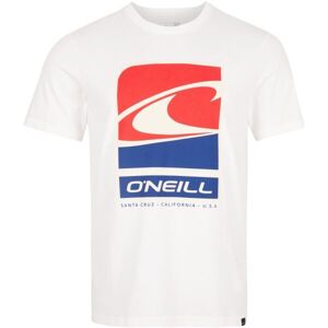 O'Neill FLAG WAVE Pánské tričko, bílá, velikost XS