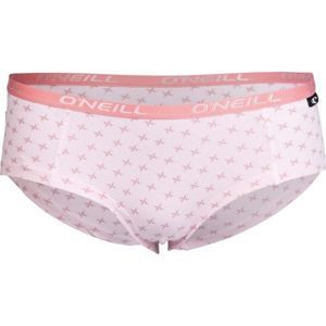 O'Neill HIPSTER WITH DESIGN 2-PACK světle růžová S - Dámské spodní kalhotky