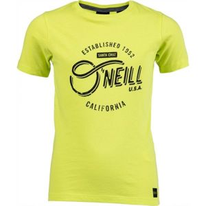O'Neill LB CALI T-SHIRT světle zelená 176 - Chlapecké tričko