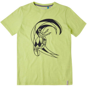 O'Neill LB CIRCLE SURFER SS T-SHIRT Chlapecké tričko, Světle zelená,Černá, velikost 176