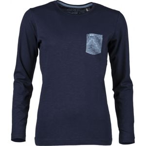 O'Neill LB JACKS BASE L/SLV T-SHIRT tmavě modrá 140 - Chlapecké triko s dlouhým rukávem