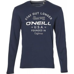 O'Neill LM STAY OUT L/SLV T-SHIRT tmavě modrá XL - Pánské triko s dlouhým rukávem