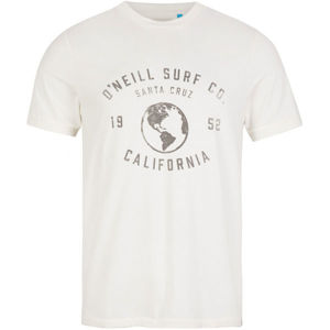 O'Neill LM WORLD T-SHIRT Pánské tričko, Bílá,Šedá, velikost