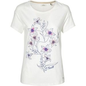 O'Neill LW BEACH FLOWER T-SHIRT bílá XL - Dámské tričko