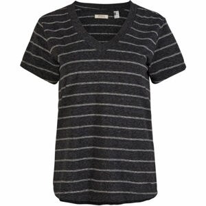 O'Neill LW ESSENTIALS V-NECK T-SHIRT Dámské tričko, černá, velikost XL