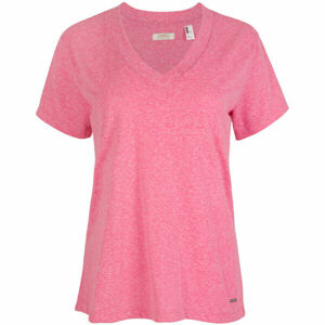 O'Neill LW ESSENTIALS V-NECK T-SHIRT Dámské tričko, růžová, velikost XS
